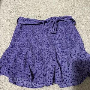 Purple Polka Dot Skirt